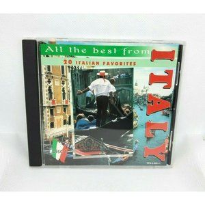 1996 All The Best From Italy: 40 Italian Favorites 1 Disk No Scratches Clean